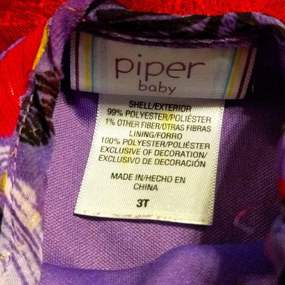3T Purple Ruffled Shirt - Picture 2 of 3